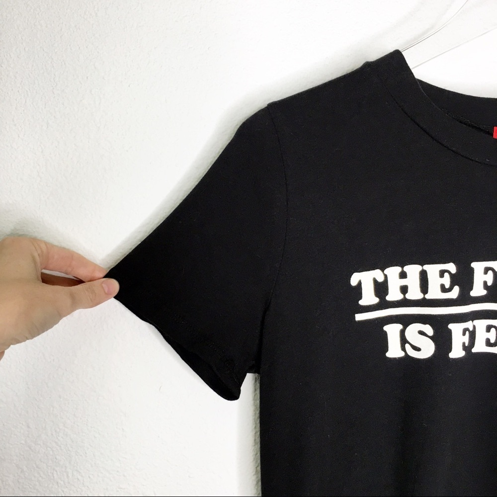 NWOT The Future Is Female Crop Top - Picture 2 of 6